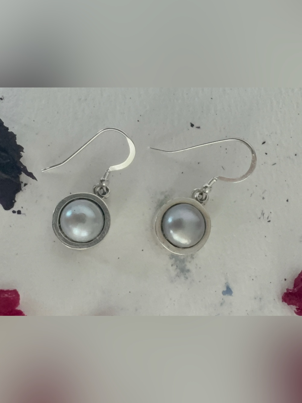 Cultured Freshwater Pearl Drop Earrings